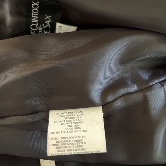 Black Dress with White Polka Dots - Picture 5 of 5